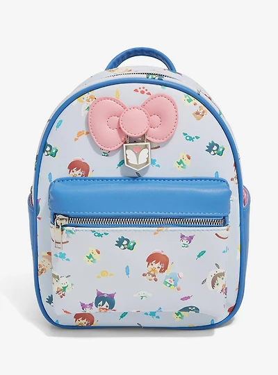 Sanrio Hello Kitty and Friends x Attack on Titan Allover Print Mini Backpack - BoxLunch Exclusive
