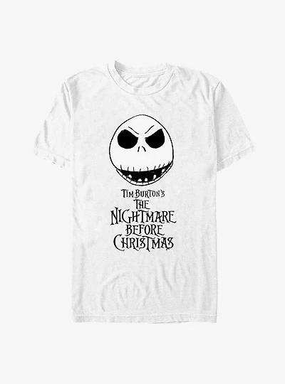 Disney The Nightmare Before Christmas Jack Face T-Shirt