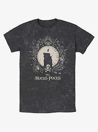 Disney Hocus Pocus Black Flame Mineral Wash T-Shirt