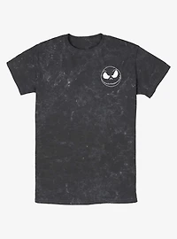 Disney The Nightmare Before Christmas Jack Skellington Pocket Mineral Wash T-Shirt