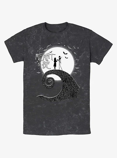 Disney The Nightmare Before Christmas Jack and Sally Meant To Be Mineral Wash T-Shirt