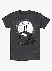 Disney The Nightmare Before Christmas Jack and Sally Meant To Be Mineral Wash T-Shirt