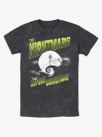 Disney The Nightmare Before Christmas Moonlit Jack Skellington Mineral Wash T-Shirt