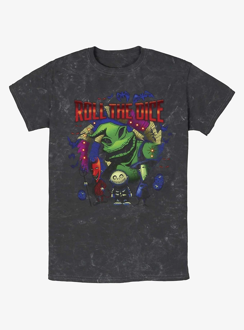 The Nightmare Before Christmas Oogie Dice Mineral Wash T-Shirt