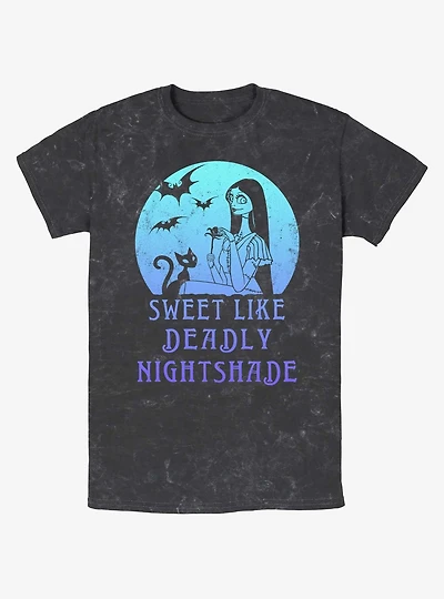 Disney The Nightmare Before Christmas Sally Sweet Like Deadly Nightshade Mineral Wash T-Shirt