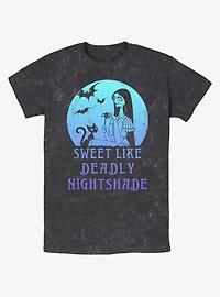 Disney The Nightmare Before Christmas Sally Sweet Like Deadly Nightshade Mineral Wash T-Shirt