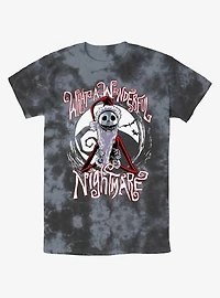 Disney The Nightmare Before Christmas Santa Jack Wonderful Tie-Dye T-Shirt