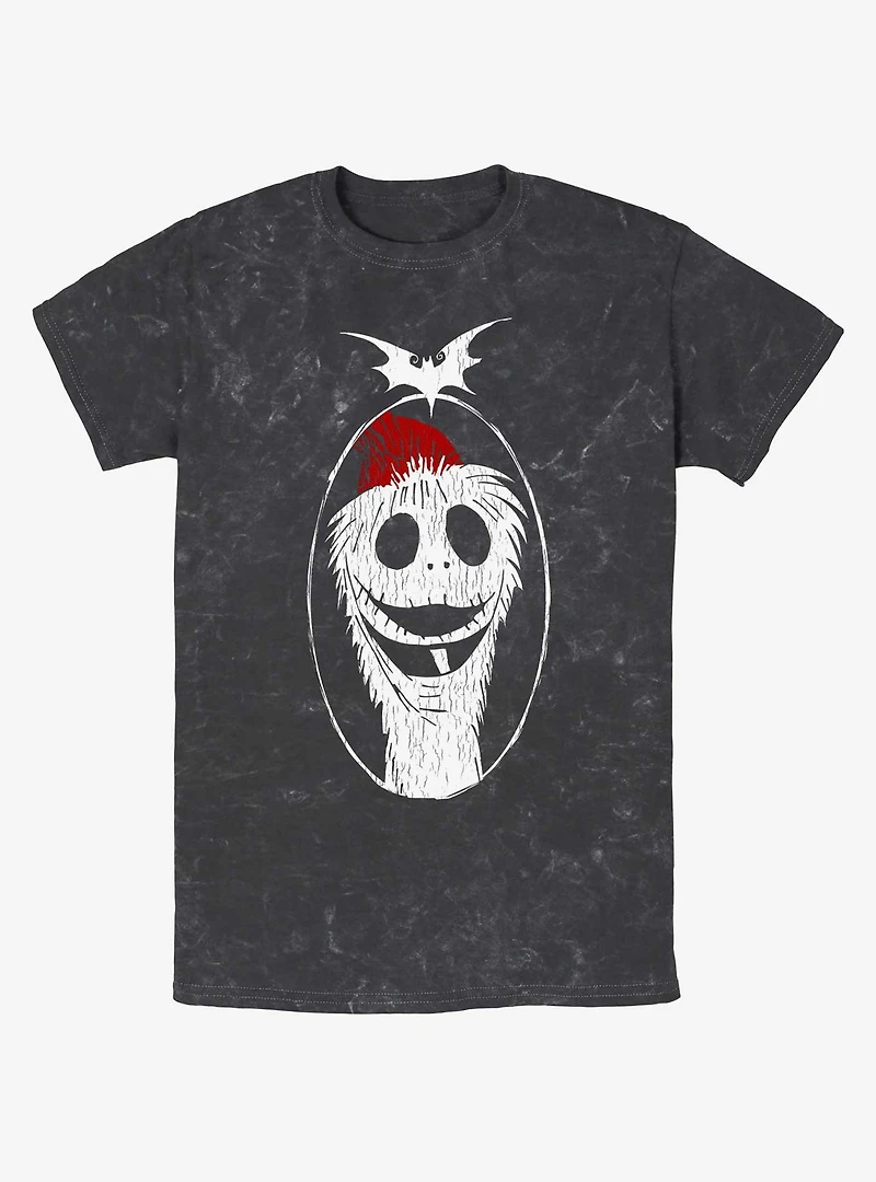 Disney The Nightmare Before Christmas Santa Jack Mineral Wash T-Shirt