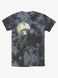 Disney The Nightmare Before Christmas Jack On Spiral Hill Tie-Dye T-Shirt