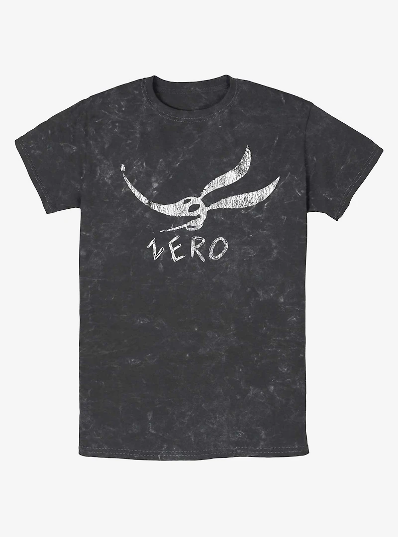 The Nightmare Before Christmas Zero Face Mineral Wash T-Shirt