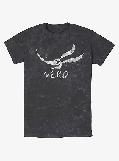 The Nightmare Before Christmas Zero Face Mineral Wash T-Shirt