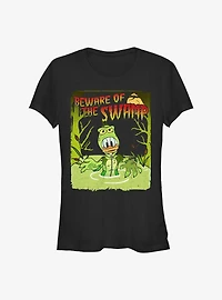 Disney Donald Duck Swamp Poster Girls T-Shirt