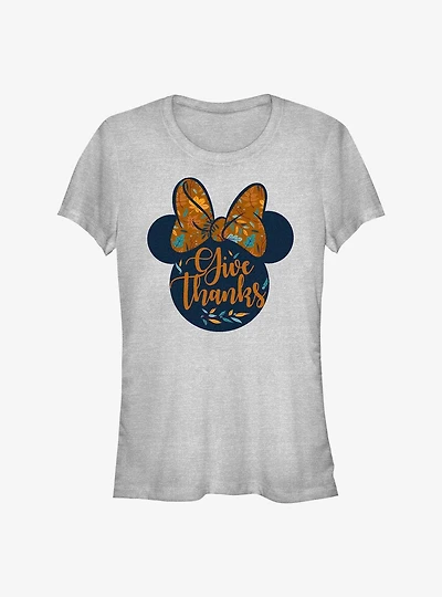 Disney Minnie Mouse Give Thanks Girls T-Shirt