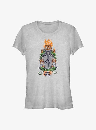 Disney The Nightmare Before Christmas Long Live Jack Pumpkin King Girls T-Shirt