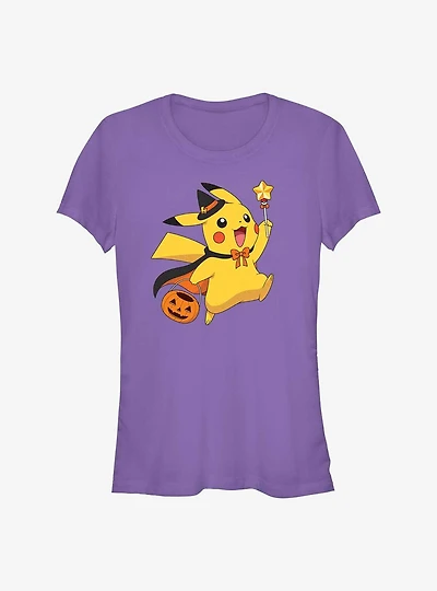 Pokemon Pikachu Wizard Girls T-Shirt