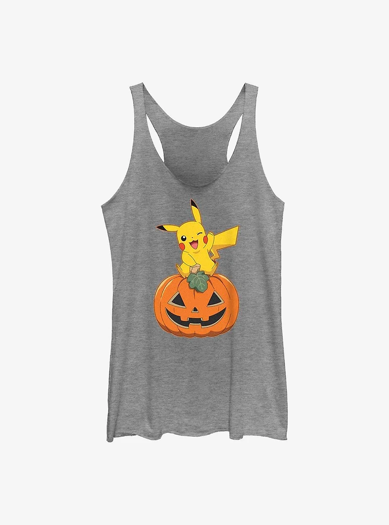 Pokemon Pikachu Pumpkin Girls Tank