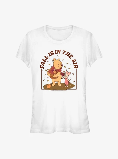 Disney Winnie The Pooh And Piglet Friendly Fall Girls T-Shirt