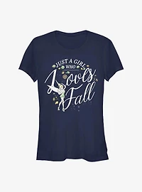 Disney Tinker Bell Tink Loves Fall Girls T-Shirt