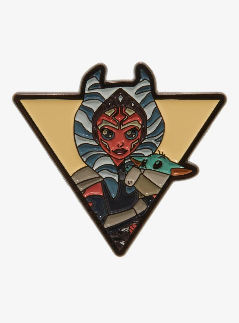 Star Wars The Mandalorian Chibi Ashoka & Grogu Enamel Pin - BoxLunch Exclusive