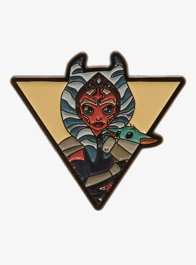 Star Wars The Mandalorian Chibi Ashoka & Grogu Enamel Pin - BoxLunch Exclusive