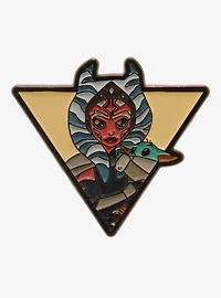 Star Wars The Mandalorian Chibi Ashoka & Grogu Enamel Pin - BoxLunch Exclusive