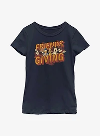 Disney Mickey Mouse Friendsgiving Youth Girls T-Shirt