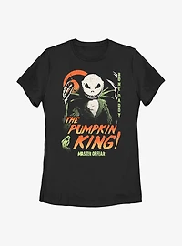 Disney Nightmare Before Christmas Pumpkin King Jack Womens T-Shirt