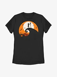 Disney Nightmare Before Christmas Haunt Spiral Hill Womens T-Shirt
