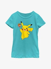 Pokemon Caramel Apple Pikachu Youth Girls T-Shirt
