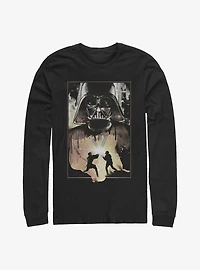 Star Wars Vader Raw Battle Long-Sleeve T-Shirt