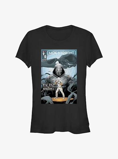 Marvel Moon Knight Fist of Vengeance Comic Cover Girls T-Shirt