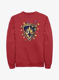 Marvel Guardians of the Galaxy Christmas Lights Badge Sweatshirt