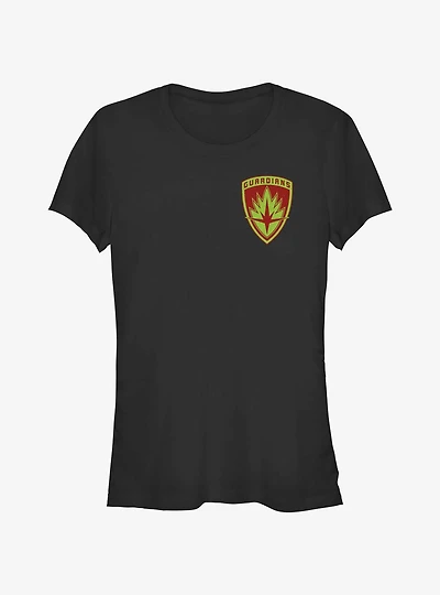 Marvel Guardians of the Galaxy Guardian Pocket Badge Girls T-Shirt