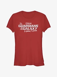 Marvel Guardians of the Galaxy Holiday Special Logo Girls T-Shirt