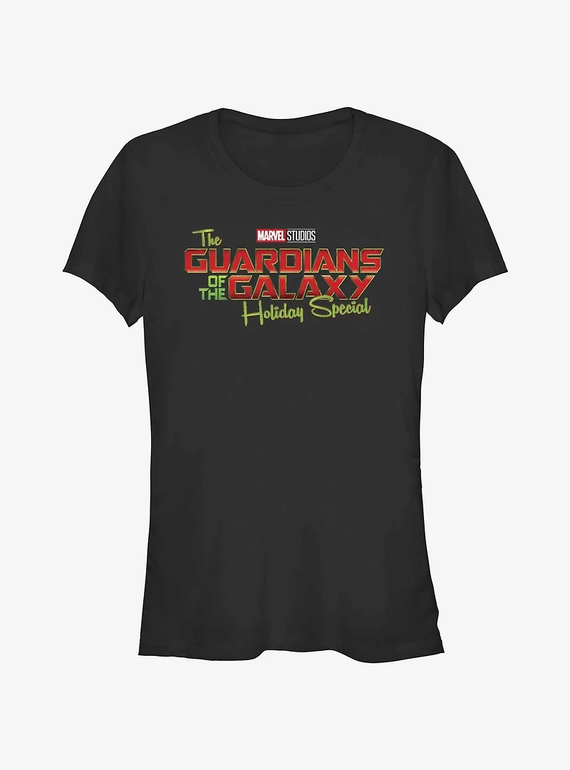 Marvel Guardians of the Galaxy Holiday Special Logo Girls T-Shirt
