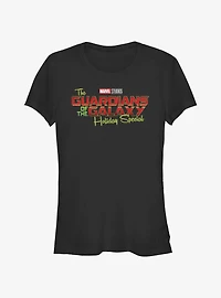 Marvel Guardians of the Galaxy Holiday Special Logo Girls T-Shirt