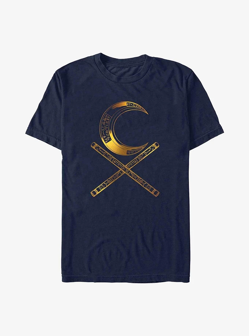 Marvel Moon Knight Baton Glyphs T-Shirt