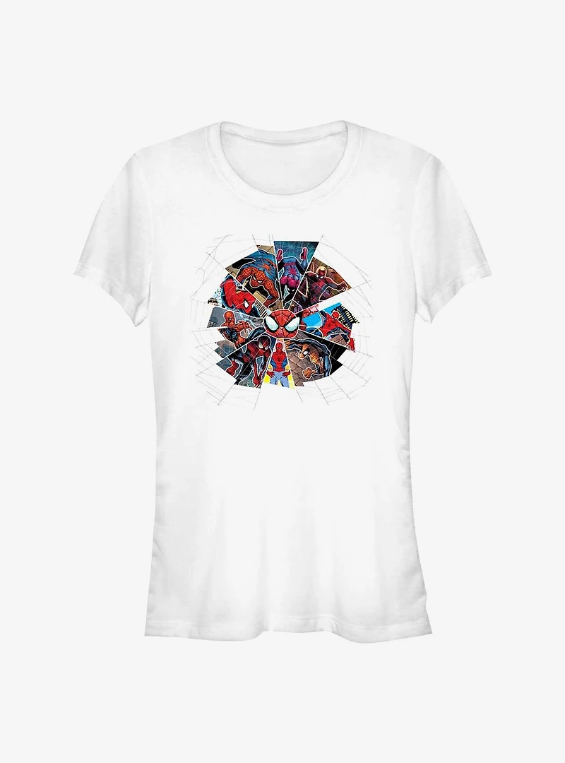 Marvel Spider-Man 60th Anniversary Spidey Web Girls T-Shirt