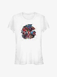 Marvel Spider-Man 60th Anniversary Spidey Web Girls T-Shirt