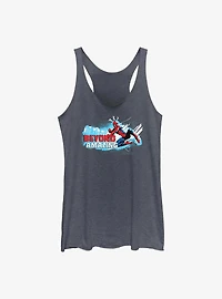 Marvel Spider-Man 60th Anniversary Beyond Amazing Swing Pose Girls Tank
