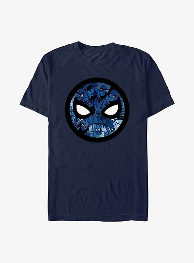 Marvel Spider-Man 60th Anniversary Mask Badge T-Shirt