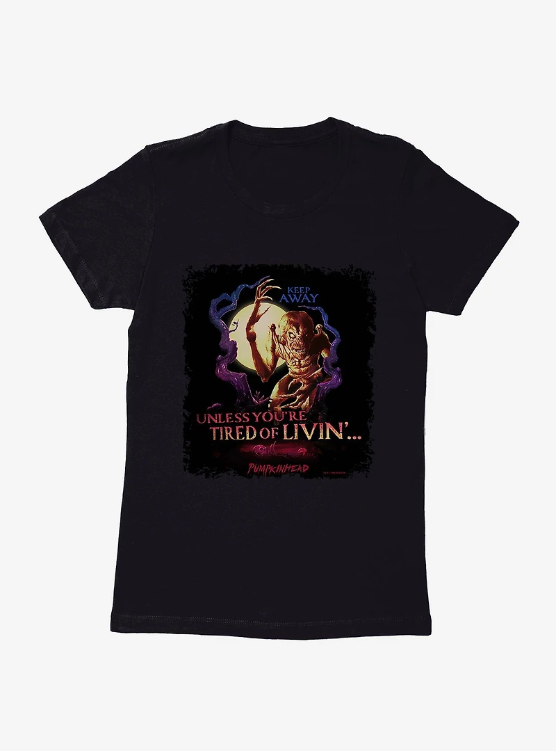Pumpkinhead Keep Away Womens T-Shirt