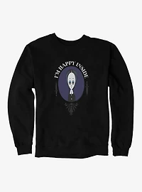 The Addams Family I'm Happy Inside Sweatshirt