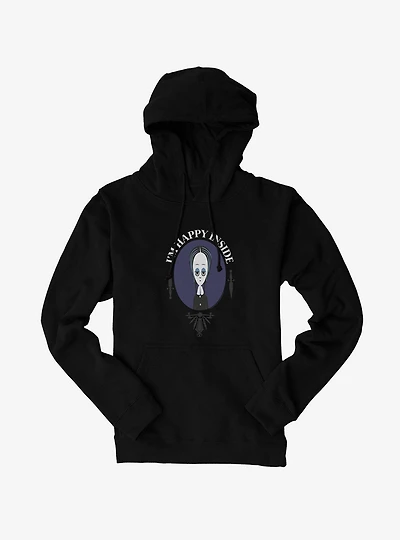 The Addams Family I'm Happy Inside Hoodie