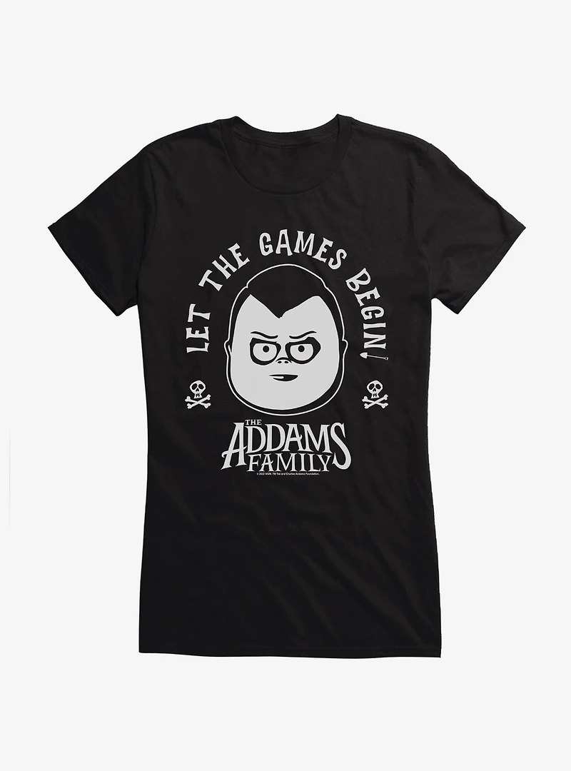 Addams Family Movie Let The Games Begin Girls T-Shirt