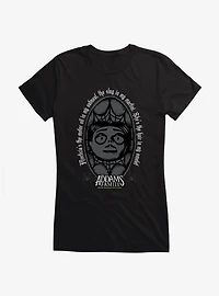 Addams Family Movie Slug My Martini Girls T-Shirt