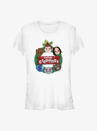 Marvel Guardians of the Galaxy Holiday Special Seasons Grootings Girls T-Shirt
