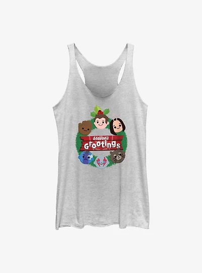 Marvel Guardians of the Galaxy Holiday Special Seasons Grootings Girls Tank