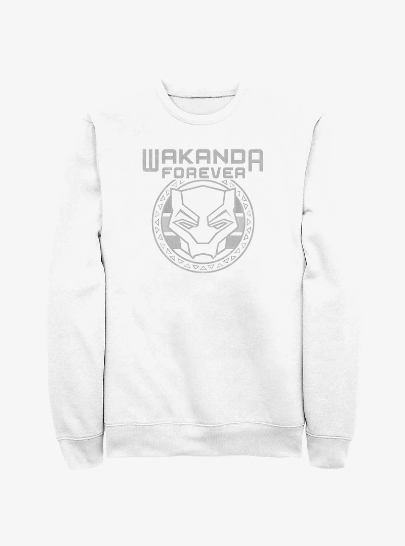 Marvel Black Panther: Wakanda Forever Badge Logo Sweatshirt