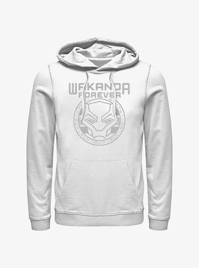 Marvel Black Panther: Wakanda Forever Badge Logo Hoodie